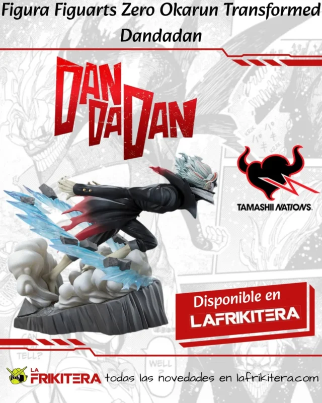 ⚡¡ Llega Okarun la pieza que necesitas en tu coleccion!⚡
¡Os presentamos la figura de okarun,arrancada de las entrañas caóticas del manga dandadan y lista para entrar a dominar tu colección
Consiguelas en la frikitera

🔗la frikitera.com

#dandadan  #okarun #manga #tamashiinations #figuarts 
#tiendaonline #tiendafriki #coleccion