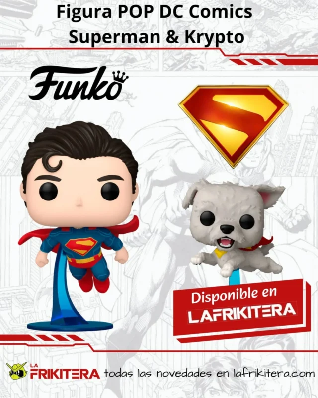 🐦¡Es un pájaro es un avión ...es mi funko pop!✈️
⚡¡Vuela alto con los nuevos Funko pop de Superman y Krypto!⚡
Tenemos el dúo dinámico que estabas esperando.
Superman el Hombre de Acero ,listo para proteger Metropolis y Krypto el superperro más leal y adorable
No los dejes escapar y consiguelos en la frikitera

🔗la frikitera.com

#superman #krypto #dccomics #funkopop #tiendaonline #coleccionismo #superhero #manofsteel #musthave