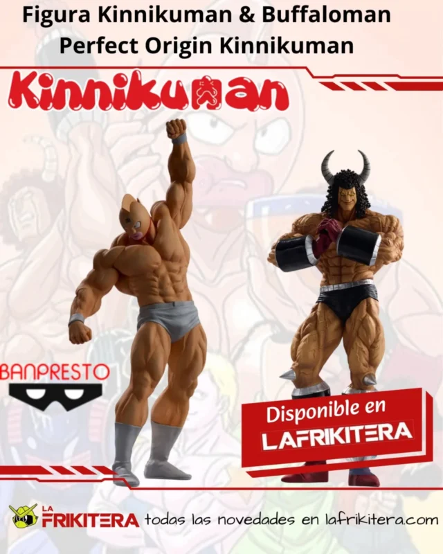 💥¡Estáis listos para sentir la adrenalina de los cuadriláteros en vuestras propias manos!💥
¡Kinnikuman:El heroe definitivo!
¡Buffaloman:La furia desatada!
¡No te quedes sin estás impresionantes figuras de banpresto!
Consiguelas en la frikitera 

🔗la frikitera.com

#kinnikuman #buffaloman  #figuras #banpresto 
#tiendaonline #coleccionismo #figurasdeaccion