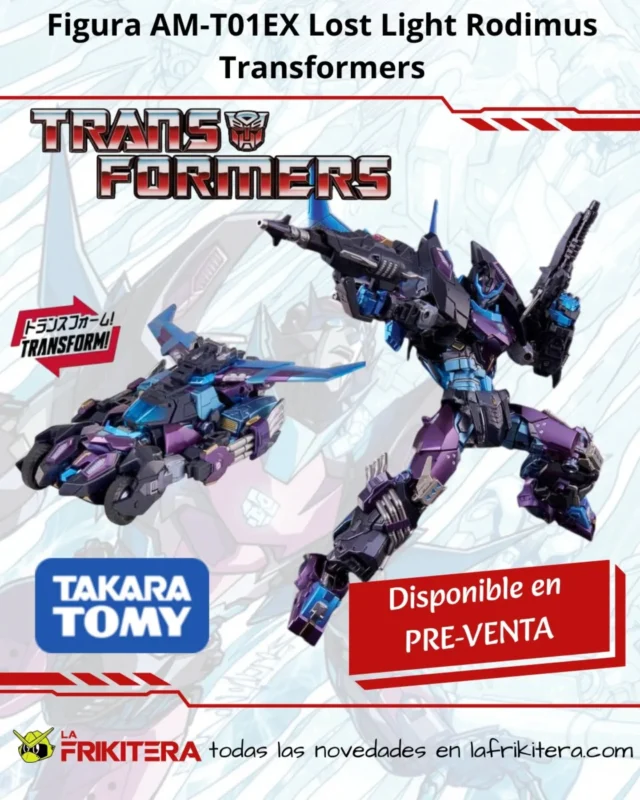 🚨¡Atención fans de los Transformers!🚨
¿Estáis preparados para ayudar a Rodimus y su tripulación en la búsqueda de los legendarios caballeros de Cybertron?
Si es así no te puedes quedar sin la increible figura de Rodimus de la mano de #takaratomy
Consiguela en la frikitera

🔗la frikitera.com

#transformers #rodimusprime #lostlight  #takaratomy #Cybertron #coleccionismo #figurasdeaccion #figurasdecolección #tiendaonline #tiendafriki