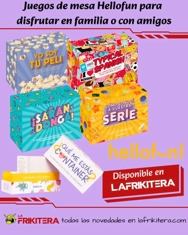 ¿Preparados para una noche de risas y diversión?
Con los juegos de mesa de la marca #hellofun la diversión está asegurada.
Consiguelos en la frikitera y disfrútalos en familia o con amigos.

🔗la frikitera.com

#juegosdemesa #hellofun  #boardgames #diversionenfamilia #amigosyjuegos #tiendaonline #lafrikitera