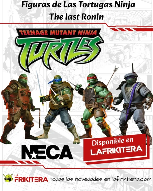 🐢¡Prepárate para la épica historia de venganza y redención!🐢
Directas desde el aclamado comic estás figuras capturan la esencia de cada personaje en sus momentos más cruciales.
¡No dejes pasar la oportunidad de tener en tus manos estás increíbles figuras de la mano de #neca!
Consiguelas en la frikitera 

🔗lafrikitera.com

#teenagemutantninjaturtle #tmnt #ninjaturtle #tortugasninja  #leonardo #michelangelo #donatello #raphael #neca #coleccionismo #tiendaonline #friki